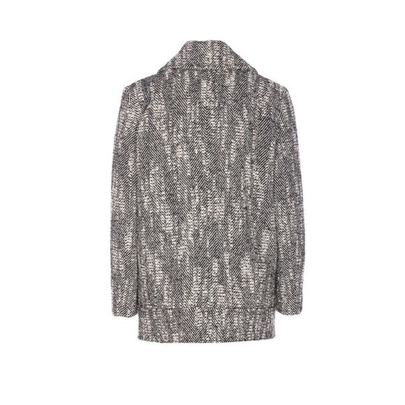 Patrizia Pepe Women Chevron Double Breasted Coat